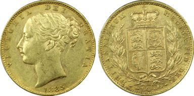 1885-M Sov S-3854A Shield AU55