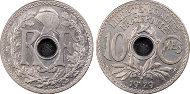 1929 10C Gad-286 F-138 MS66