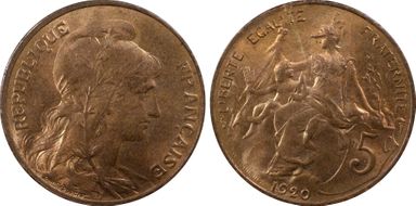 1920 5C Gad-165 F-119 MS65RB