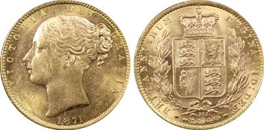 1871 Sov S-3853B Shield MS63+