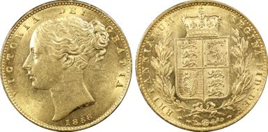 1858 Sov S-3852D Large Date MS61