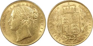 1850 Sov S-3852C R/E in GRATIA AU58