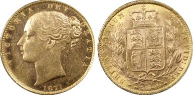 1871 Sov S-3853B Shield MS63+