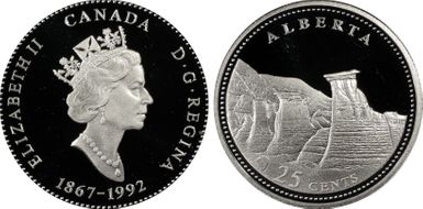 1992 25C Alberta PR69DCAM