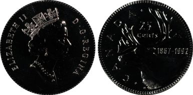 1992 25C 125th Ann Confederation PL69