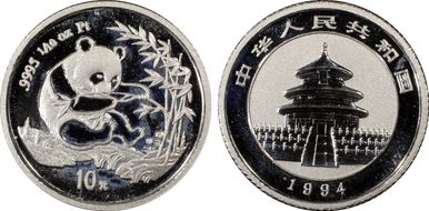 1994 10 Yn Panda Platinum  PAN-226A PR68DCAM