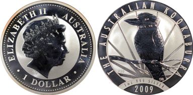 2009-P20 $1 Kookaburra Design #20 KM-1296 MS68