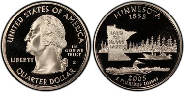 2005-S 25C Minnesota DDR-010 PR69DCAM