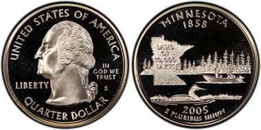 2005-S 25C Minnesota DDR-010 PR68DCAM