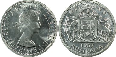 1957(m) Florin PR67