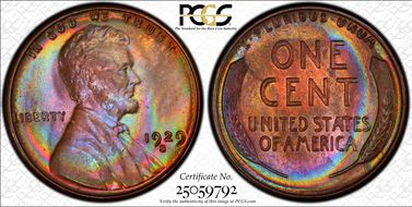 1929-S 1C MS64BN