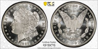1885-CC $1 MS67+