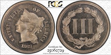 1869 3CN J-676 PR65CAM