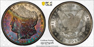 1881-CC $1 MS67+