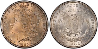 1885 $1 MS67