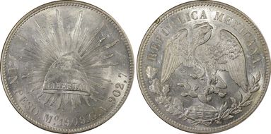 1909-Mo GV Peso KM-409.2 MS62