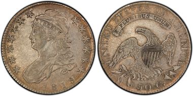 1819 50C Overton 115 VF30