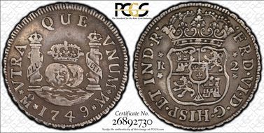 1749-Mo M 2 R Calico-288 VF35