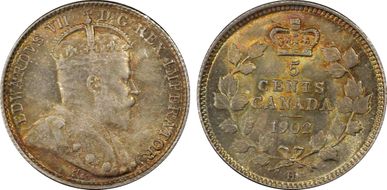 1902-H 5C Large H MS64