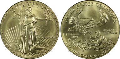 1986 $50 Gold Eagle MS69