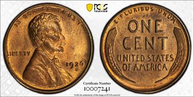 1926-S 1C MS64RD