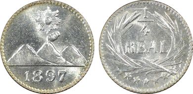 1897 1/4 R MS66
