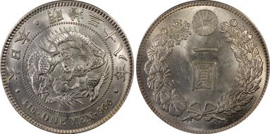 (1905) M38 1 Yen JNDA 01-10A MS63