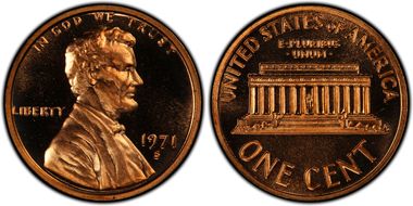 1971-S 1C DDO, FS-101 PR66CAM