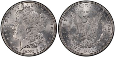 1880 $1 VAM 16 Checkmark MS63