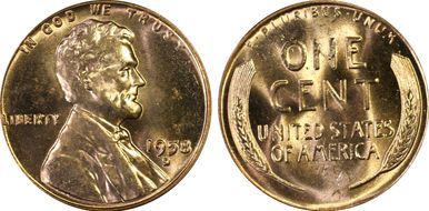 1958-D 1C MS64RD