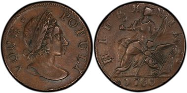 1760 1/2 P Voce Populi, No P AU53BN