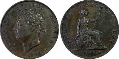 1826 1/2D S-3824 AU50BN