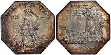 1925 AR Medal Norse American, Thin MS66
