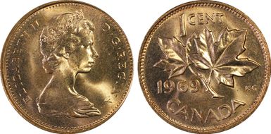 1969 1C MS65RD