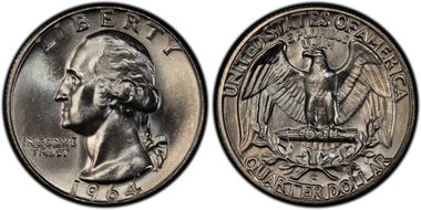 1964-D 25C DDO FS-101 MS65