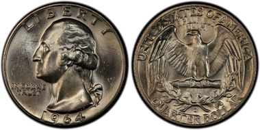 1964-D 25C RPM FS-501 MS64