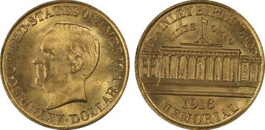 1916 G$1 McKinley MS66