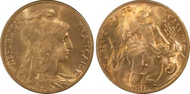 1916 5C Gad-165 F-119 MS65RD