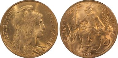 1916 5C Gad-165 F-119 MS66RD