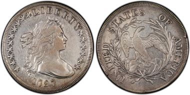 1797 $1 BB-71, 10x6 Stars VF35