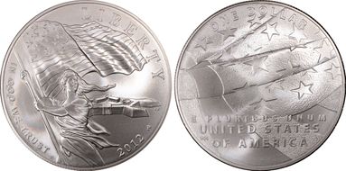 2012-P $1 Star-Spangled Banner MS70