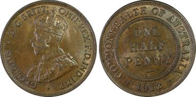 1912-H 1/2D MS64BN