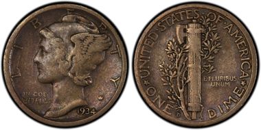 1934-D/D 10C RPM FS-501 VF20