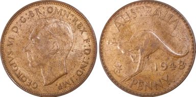1948 Y. (p) 1D MS62RB