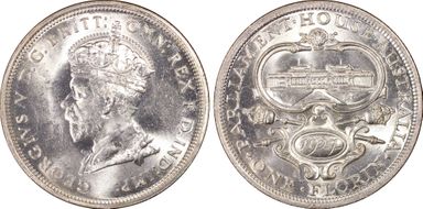 1927(m) Florin Canberra  KM-31 MS63