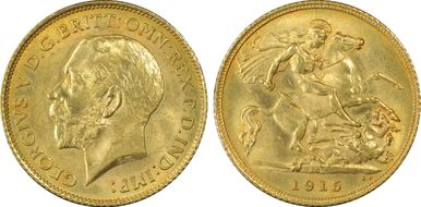 1915-S 1/2 Sov S-4009 MS64