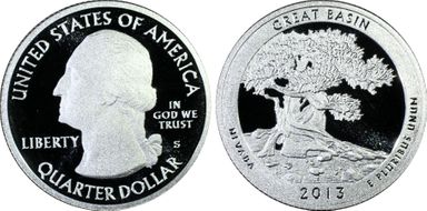 2013-S 25C Great Basin NP - Silver First Strike PR70DCAM