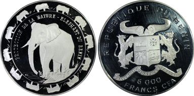 1993 6000 Fr Elephant PR63DCAM