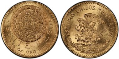1920/10 20 Peso MS64