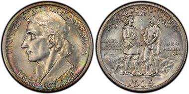 1935/34 50C Boone MS67+